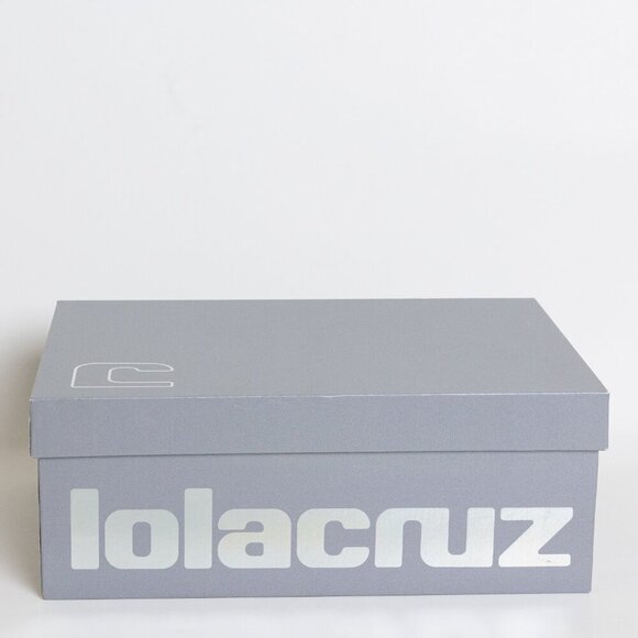 Anthropologie Lola Cruz Julia Sandals Kitten Heel Slingback Leather Lilac EU 38 - Picture 8 of 15